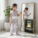 لباس مجلسی پولکی دخترانه مدل ساحل