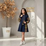 هودی دامن بافت دخترانه مدل مه گل - Image 6
