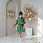 هودی دامن بافت دخترانه مدل مه گل