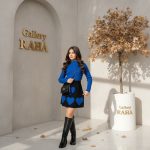 بلوز دامن بافت دخترانه مدل قلب - Image 6