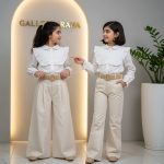شومیز شلوار شیک و مجلسی مدل دلوان - Image 2
