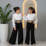 شومیز شلوار شیک و مجلسی مدل دلوان - Image 3