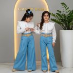 شومیز شلوار شیک و مجلسی مدل دلوان - Image 4
