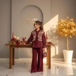 شومیز و ژاکت بافت بچگانه مدل ماه صنم - Image 4