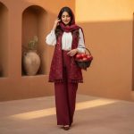 ست جلیقه شلوار زنانه یلدایی مدل تارا - Image 10