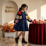 سارافون و ژاکت دست بافت دخترانه مدل زیبا - Image 6