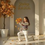 بلوز شلوار دخترونه با وست قلاب بافی مدل زارا - Image 8