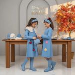 پیراهن بافت دخترونه لینا - Image 10