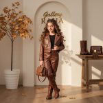 ست چرم کت و شلوار بچگانه مدل بهناز - Image 10