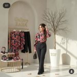 شومیز گلدار و شلوار مجلسی بچگانه مدل گلسار - Image 3