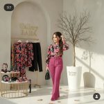 شومیز گلدار و شلوار مجلسی بچگانه مدل گلسار - Image 4