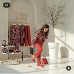 شومیز گلدار و شلوار مجلسی بچگانه مدل گلسار - Image 10