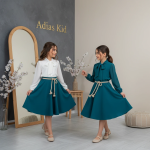 شومیزیقه کراواتی با  دامن بچگانه  مدل  یاری - Image 2