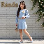 بلوز دامن عیدانه دخترانه مدل بهارناز - Image 6
