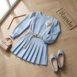 بلوز دامن عیدانه دخترانه مدل بهارناز - Image 7
