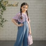 رامپر لی تنسیل با شنل قلاب‌بافی کارِ دست مدل گل - Image 7