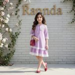 پیراهن عیدانه بچگانه مدل نور - Image 10