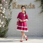 پیراهن عیدانه بچگانه مدل نور - Image 9