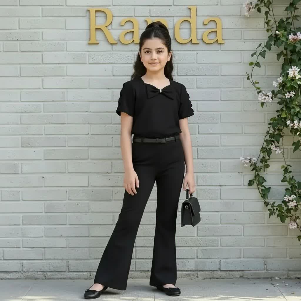 photo23622567508 بلوز شلوار دخترانه مدل گیلدا1 - Image 1