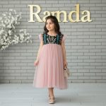 پیراهن مجلسی بچگانه مدل آبشار 2