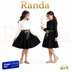 شومیزیقه کراواتی با  دامن بچگانه  مدل  یاری