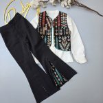 بلوز شلوار مجلسی مدل بچگانه مدل چکاوک - Image 8