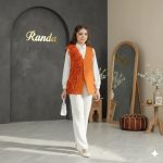 جلیقه شومیز شلوار دخترانه عیدانه مدل شانا - Image 3