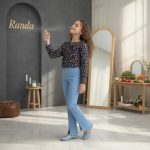 شومیز شلوار طرحدار عیدانه دخترانه مدل گلشید - Image 6