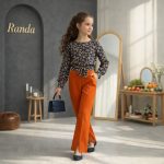 شومیز شلوار طرحدار عیدانه دخترانه مدل گلشید - Image 8