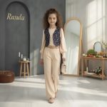 جلیقه شومیز شلوار بچگانه مدل گلدشت - Image 2