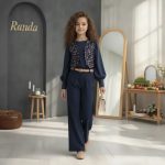 جلیقه شومیز شلوار بچگانه مدل گلدشت - Image 7