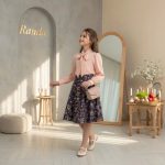 شومیز دامن طرحدار دخترانه مدل گلاره - Image 3