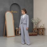 کت شلوار جلیقه شومیز بچگانه مدل ملینا - Image 6