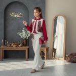 جلیقه  شومیز شلوار شیک دخترانه مدل قمر - Image 6