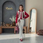 جلیقه  شومیز شلوار شیک دخترانه مدل قمر - Image 7