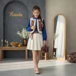 ست شیک عیدانه جلیقه شومیز دامن مدل شاه نشین - Image 4