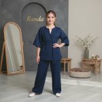 شومیزشلوار مجلسی دخترانه مدل سالین - Image 4