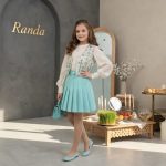 جلیقه سوزن دوزی شومیز دامن بچگانه مدل فرح - Image 5