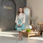 جلیقه سوزن دوزی شومیز دامن بچگانه مدل فرح - Image 2