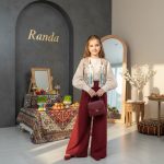 ست شومیز شلوار جلیقه سوزن دوزی مدل فرحناز - Image 4