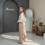 ست شومیز شلوار جلیقه سوزن دوزی مدل فرحناز - Image 3