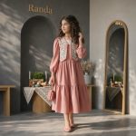 پیراهن و جلیقه سوزن دوزی مدل شهبانو - Image 2