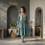 پیراهن و جلیقه سوزن دوزی مدل شهبانو - Image 3