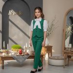جلیقه شومیز شلوار شیک و خاص دخترانه - Image 7