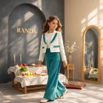 کت شلوار شیک و مجلسی دخترانه مدل آیلار - Image 3