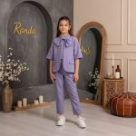 کت شلوار شیک و مجلسی دخترانه مدل ایزد