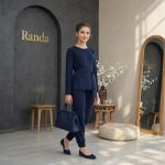 ست بلوز شلوار کمربند مدل حصار - Image 4