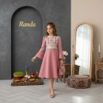 پیراهن سوزن دوزی دخترانه مدل آتوسا - Image 3
