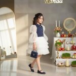 بلوز کراپ دامن مجلسی مدل ماهی - Image 4