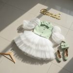 بلوز کراپ دامن مجلسی مدل ماهی - Image 9